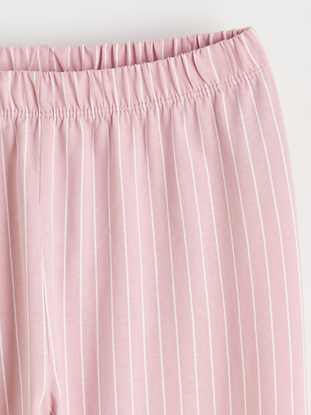 Pembe Bisiklet Yaka Kız Çocuk Baskılı Pijama Takım-9