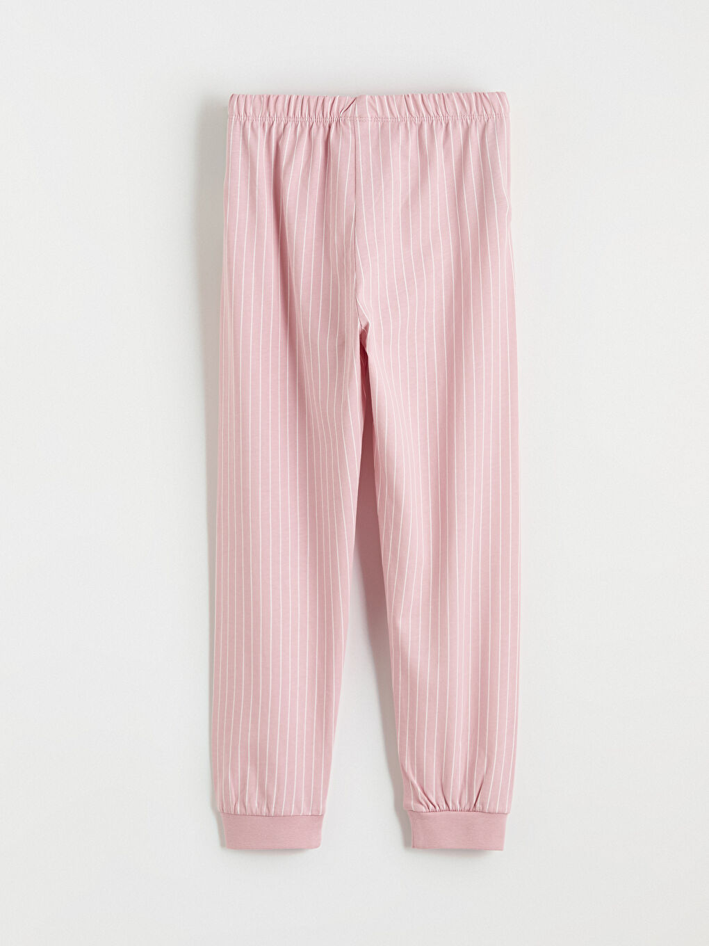Pembe Bisiklet Yaka Kız Çocuk Baskılı Pijama Takım-10