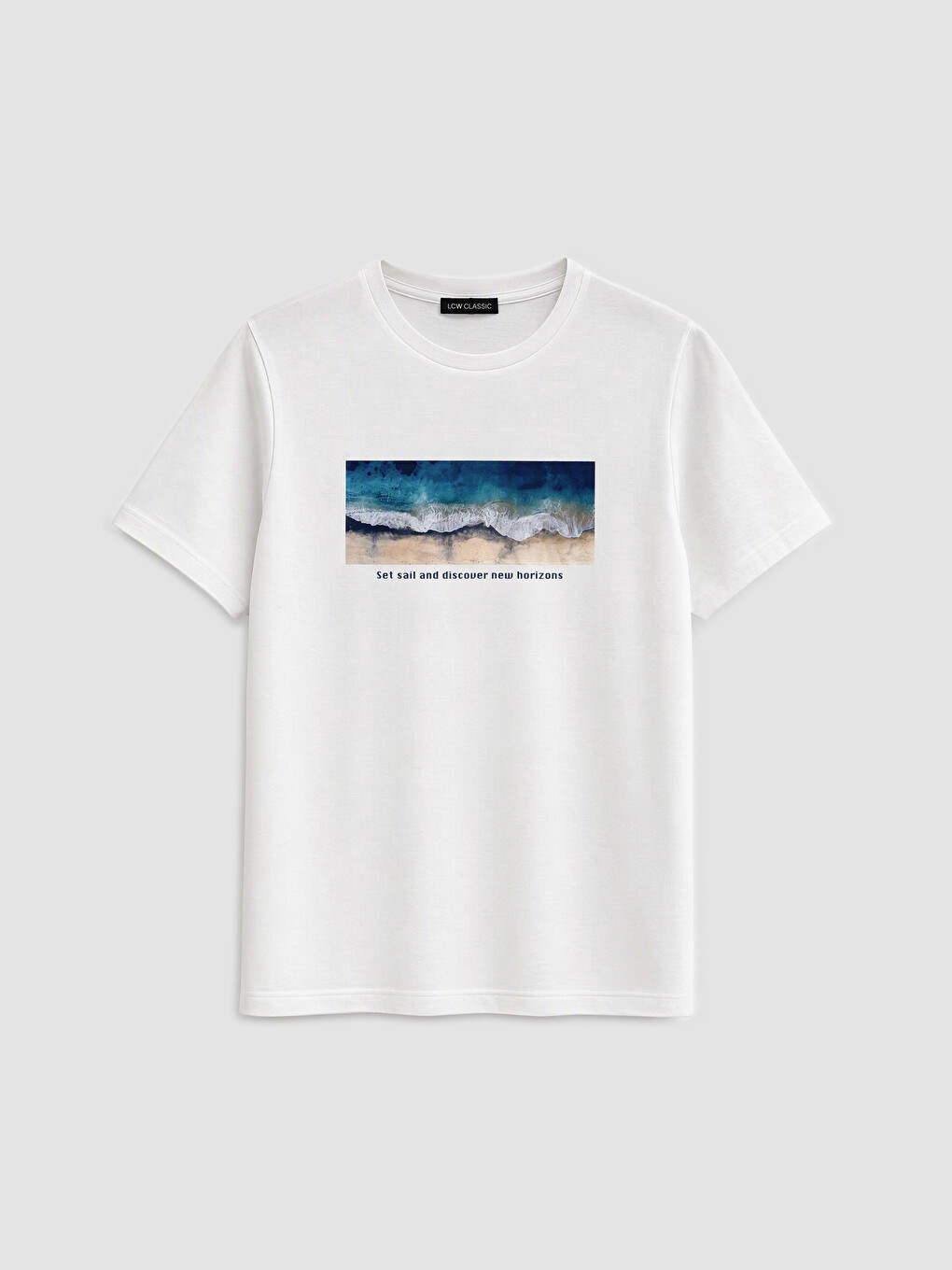 Crew Neck Printed Men's T-shirt