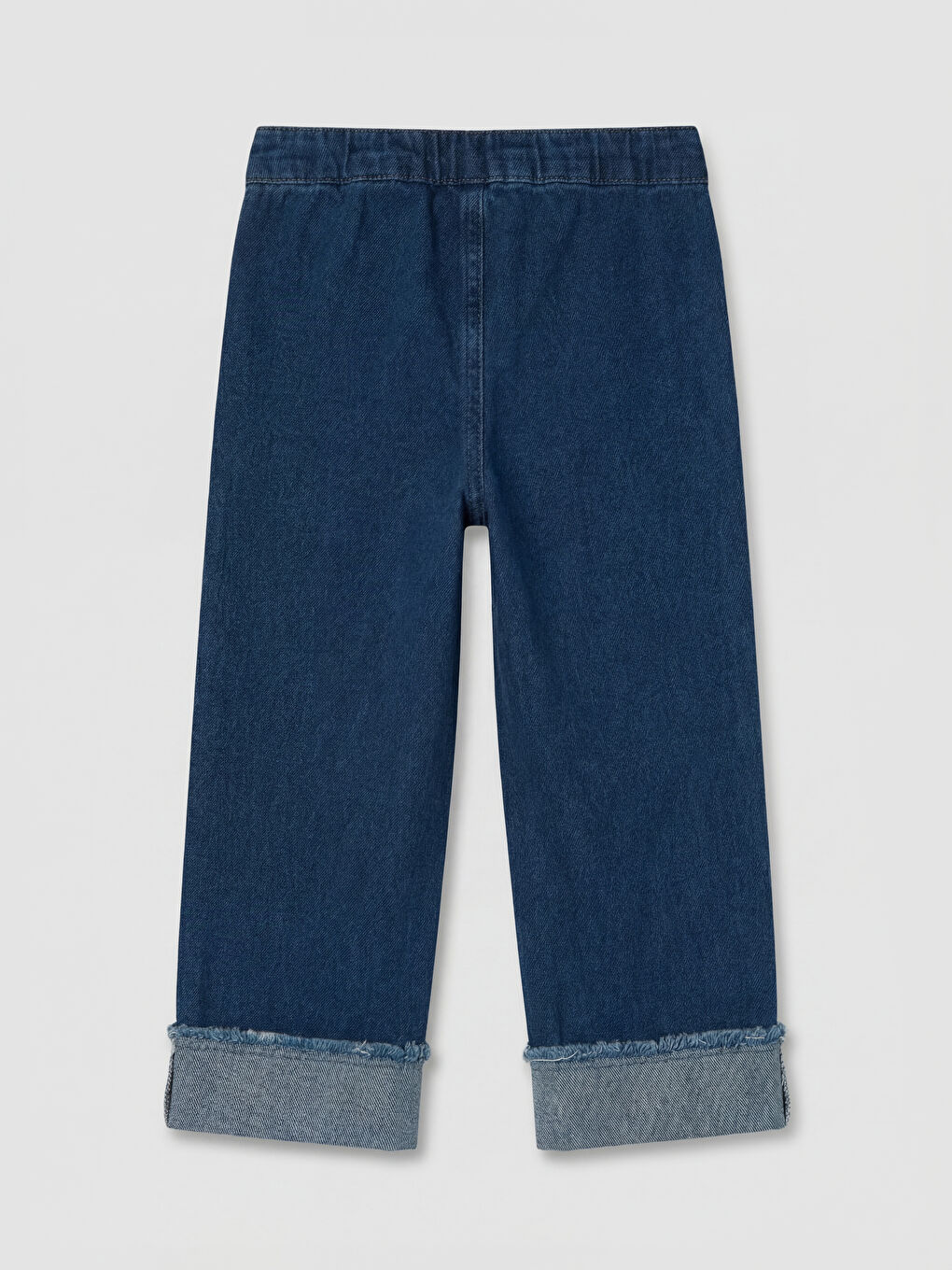 Mavi Regular Fit Kız Bebek Jean Pantolon-1