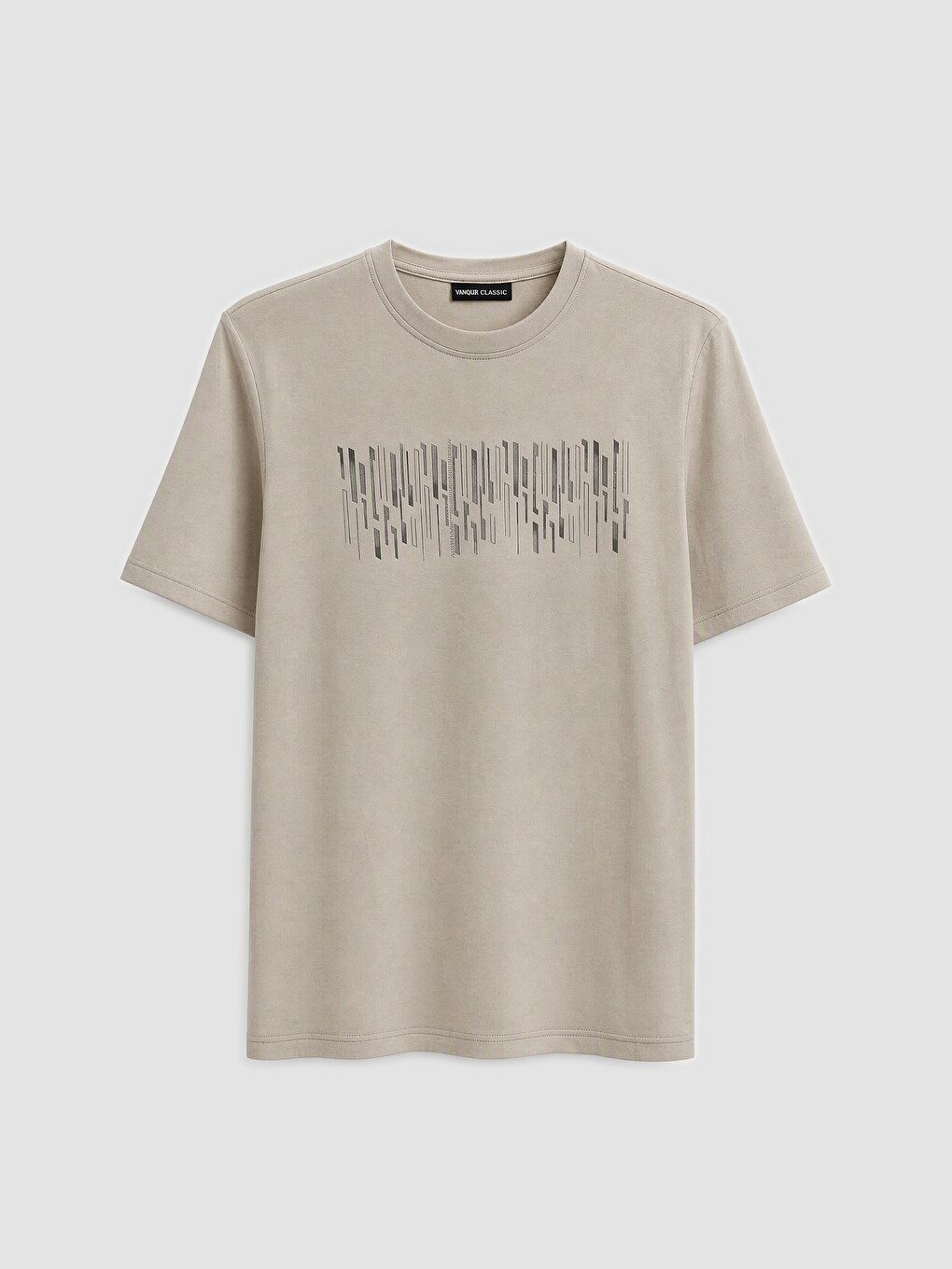 Man Beige T-shirt