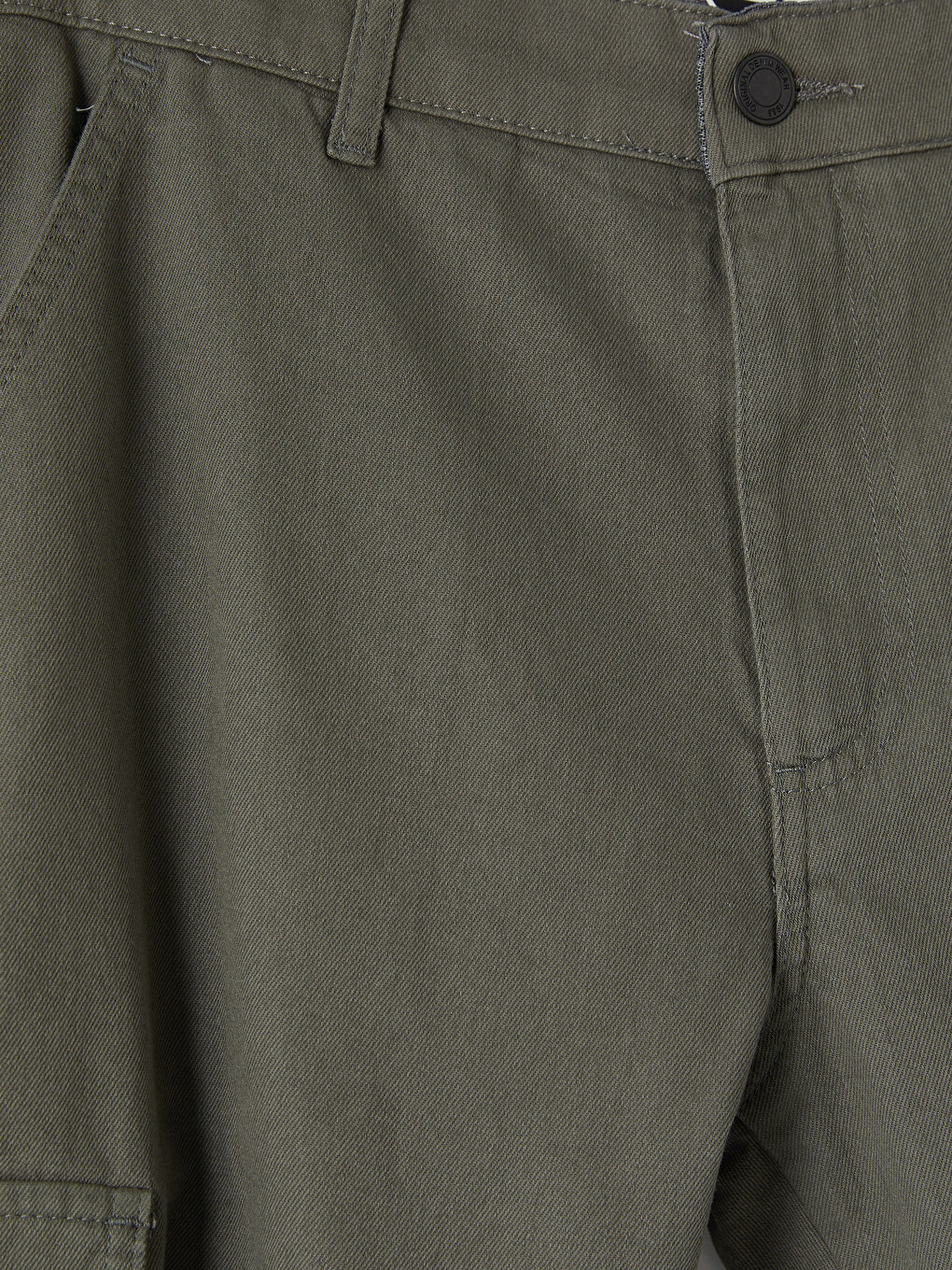 Regular Fit Men's Cargo Jean Shorts-2