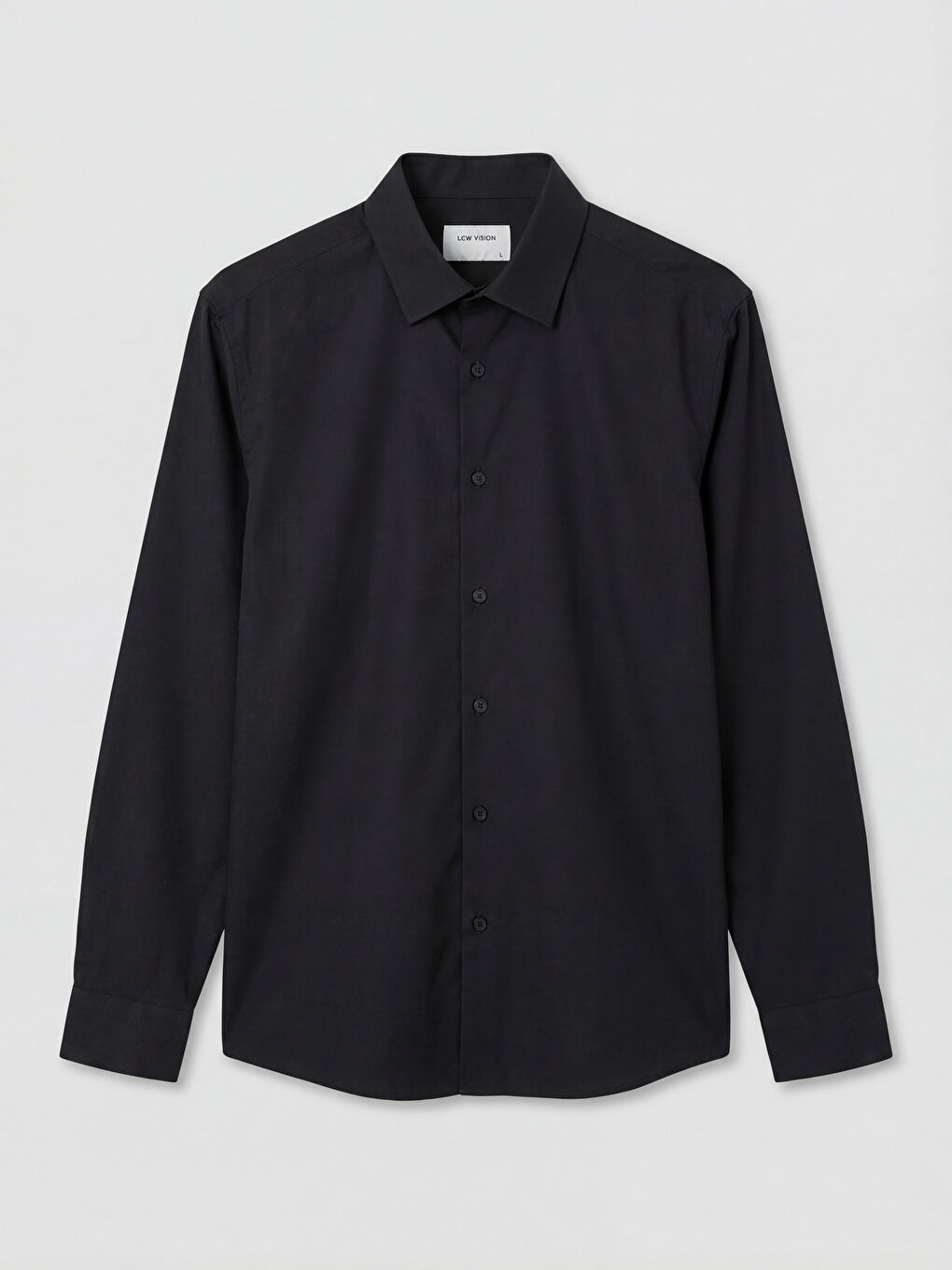 Siyah Slim Fit Erkek Gömlek