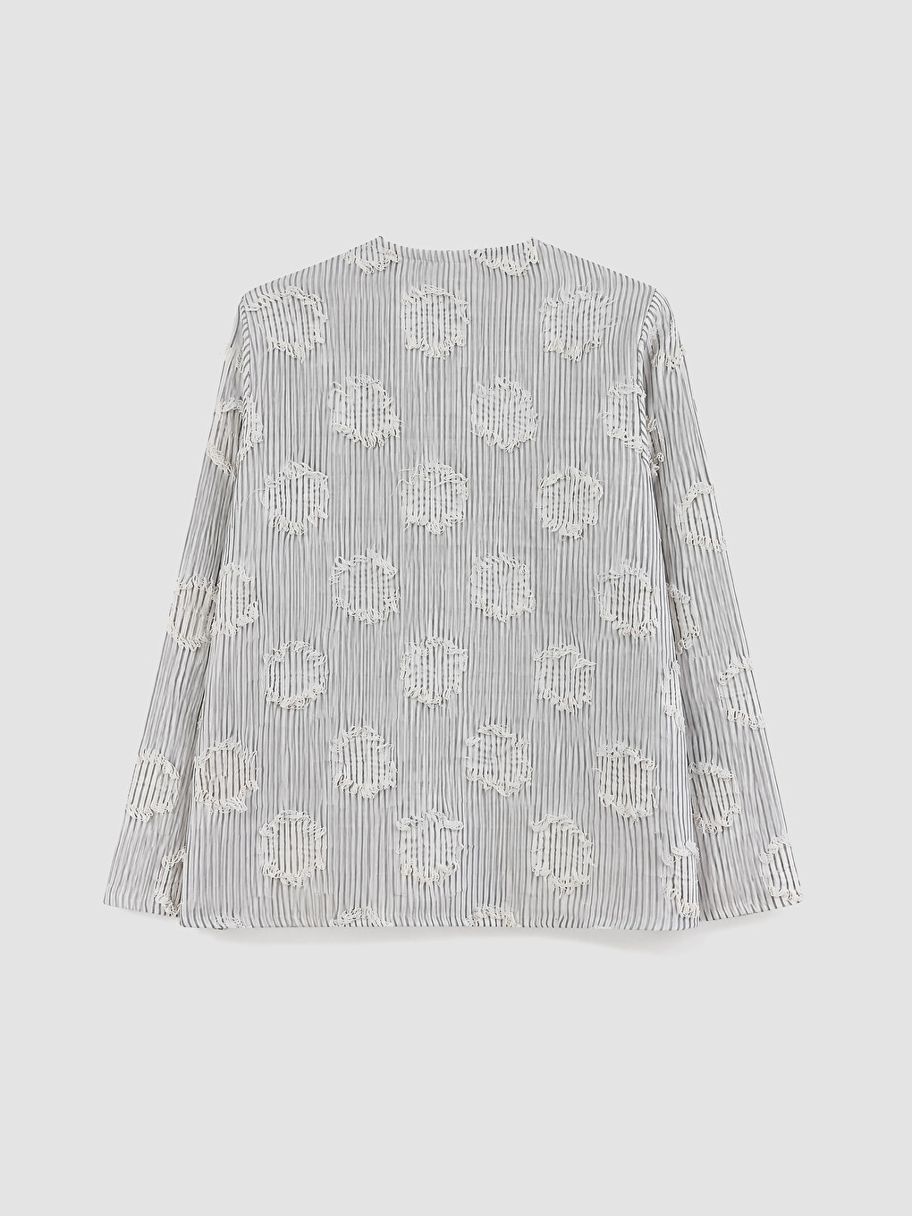 V Neck Front Tie Textured Women's Kimono-1