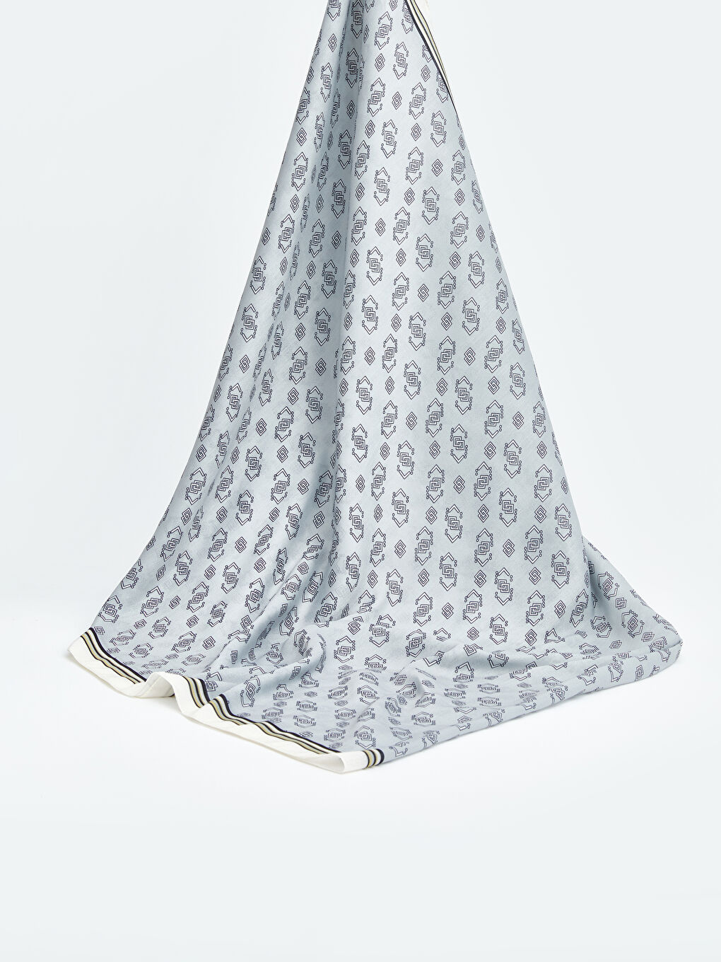 Turkuaz Desenli Kadın Şal 