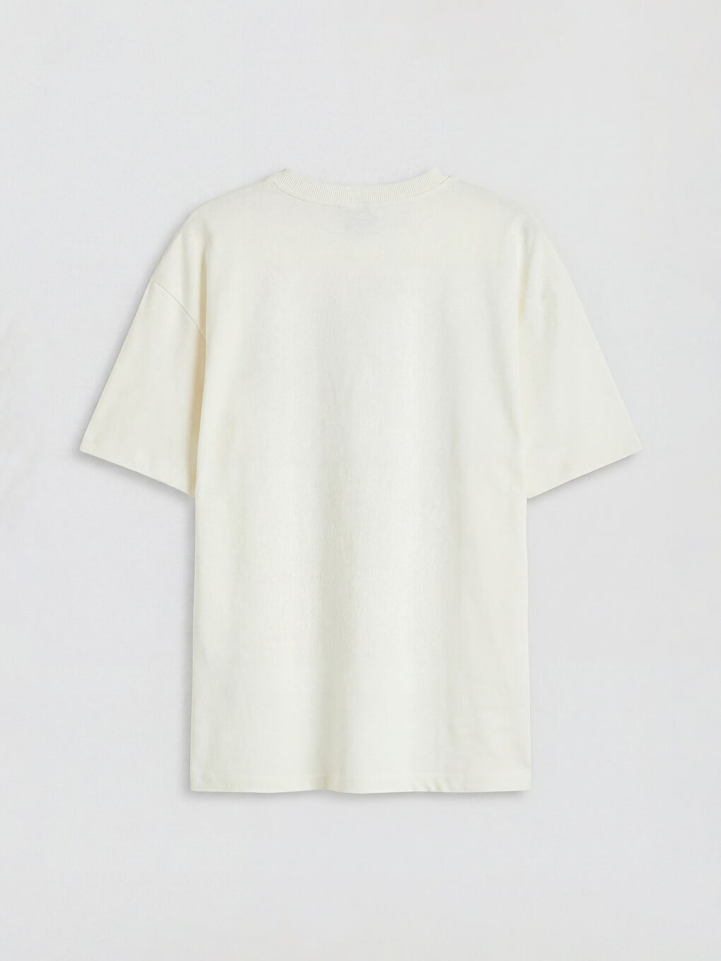 Ekru Ayı Teddy Nakışlı Erkek Çocuk Tişört-1