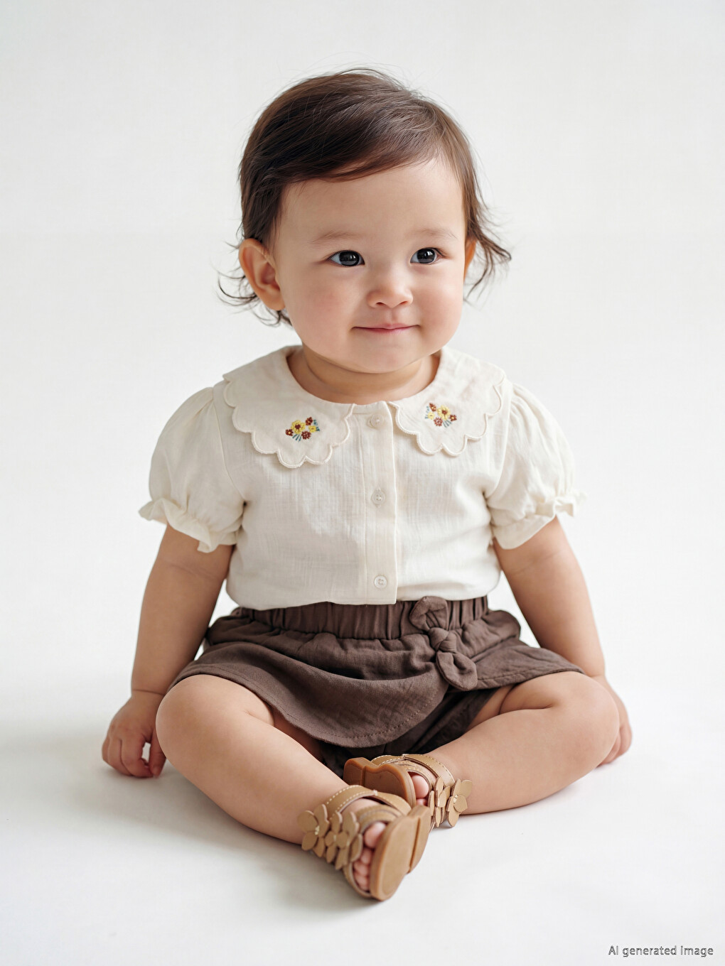 Embroidered Baby Girls' Set