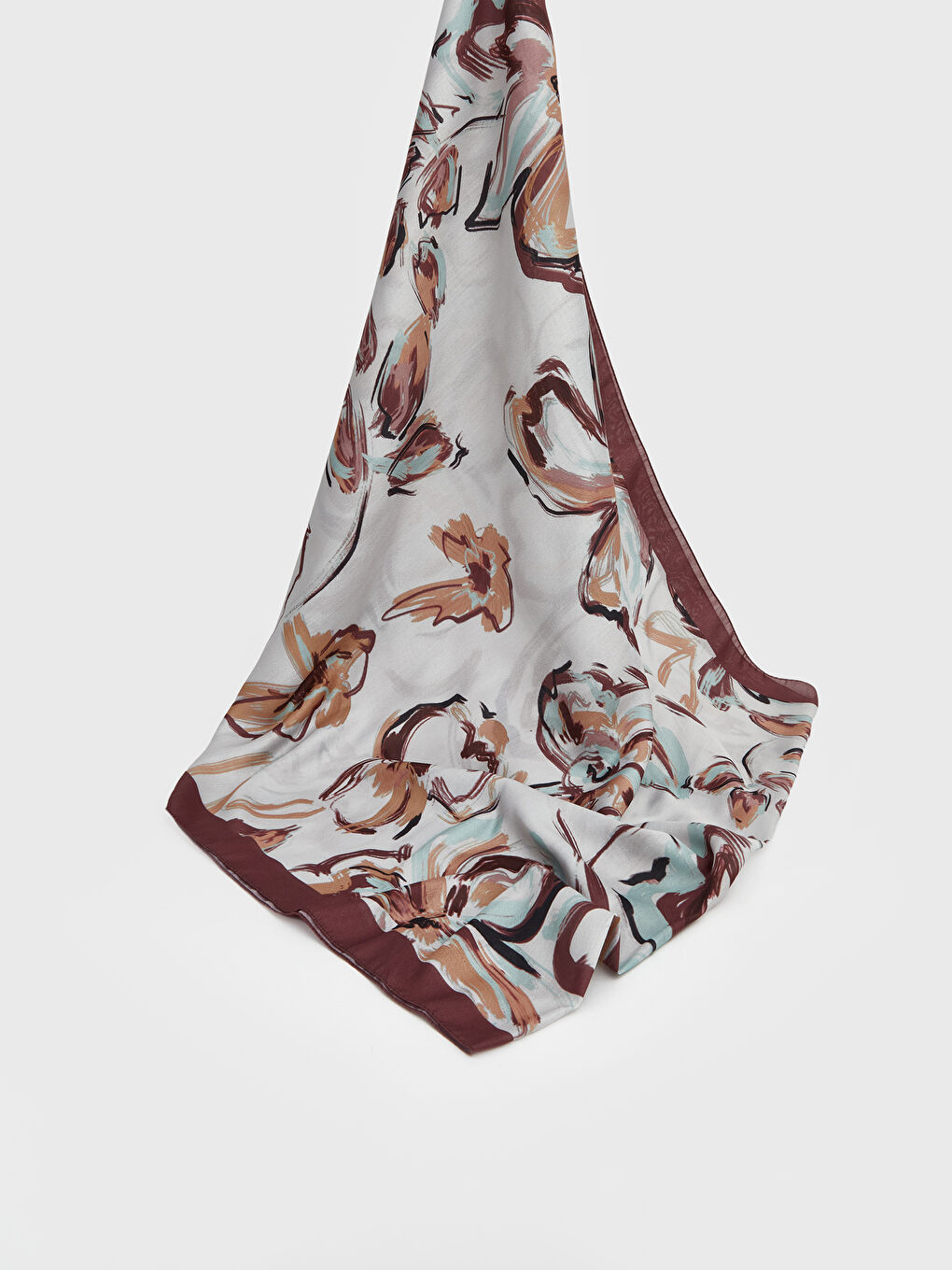 Karışık Desenli Kadın Şal