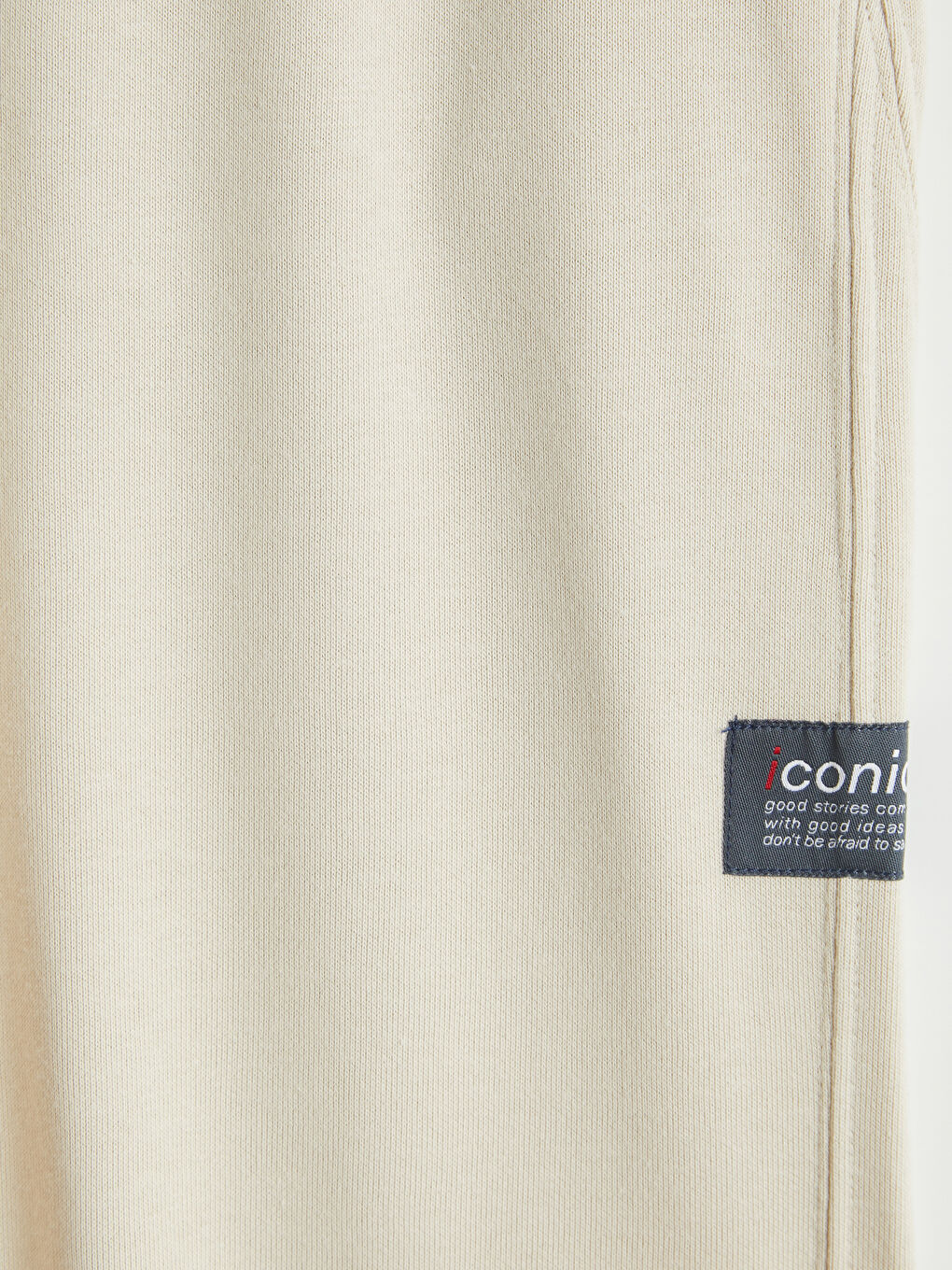 Bej Beli Lastikli Erkek Çocuk Eşofman Altı-2