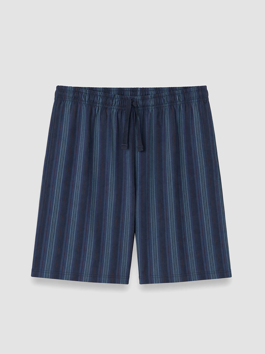 Lacivert Baskılı Erkek Şortlu Pijama Takımı-4