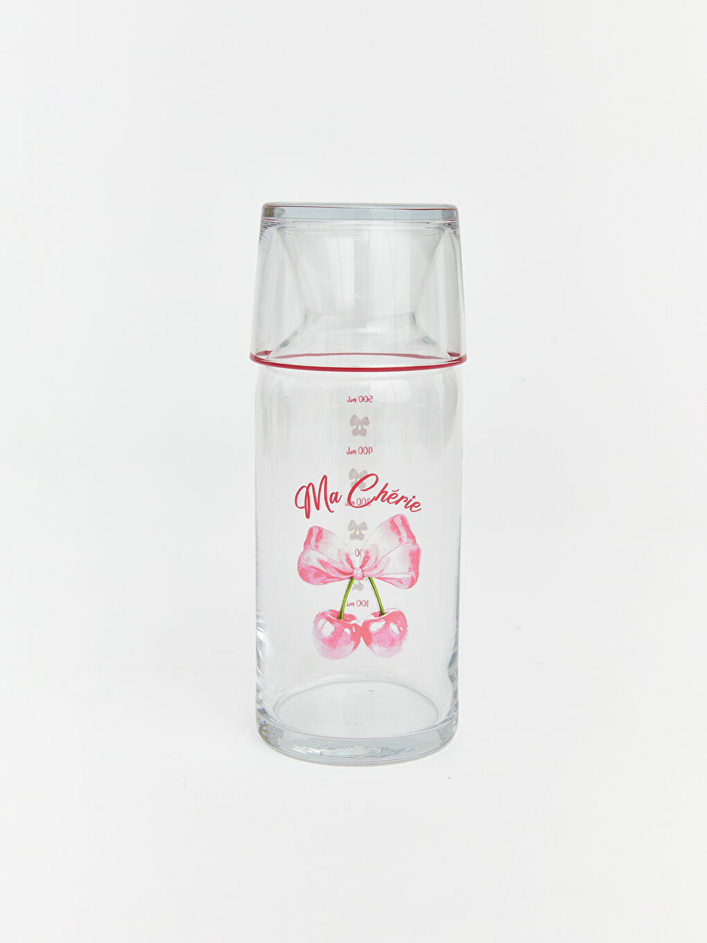 Karışık Baskılı Cam Su Şişesi 700 ml