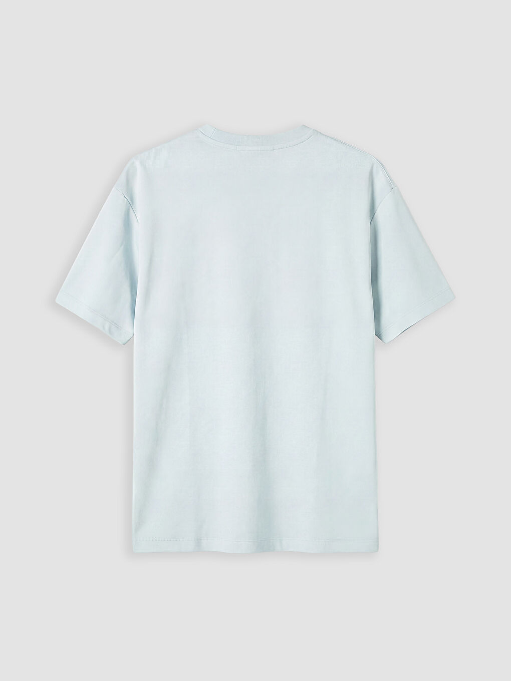 Mavi Regular Fit Bisiklet Yaka Erkek Tişört-1