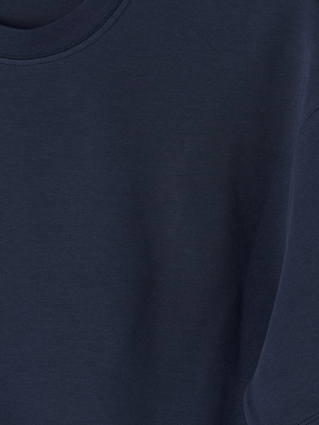 Lacivert Regular Fit Bisiklet Yaka Erkek Tişört-2