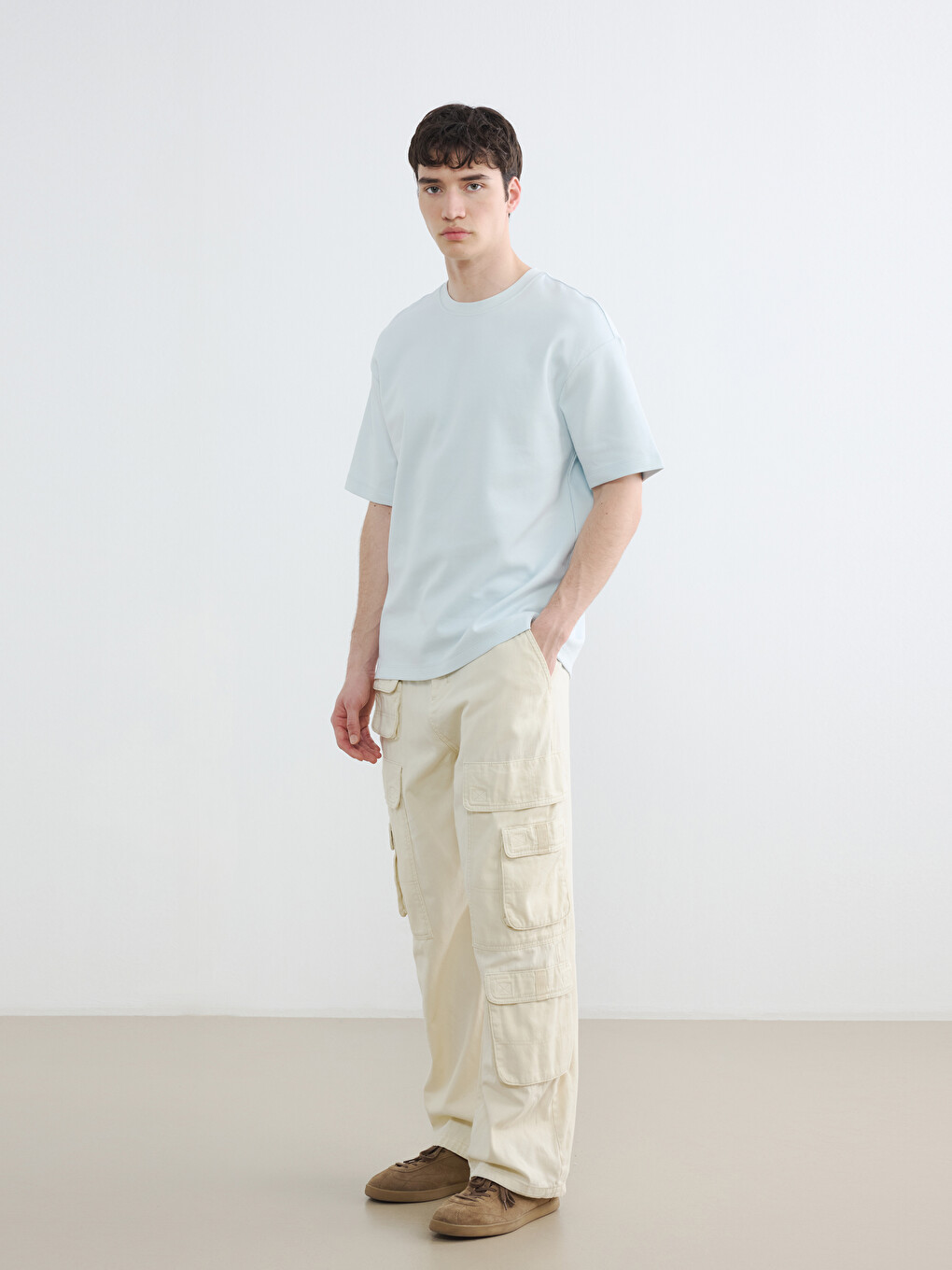 Regular Fit Crew Neck Men's T-Shirt-1