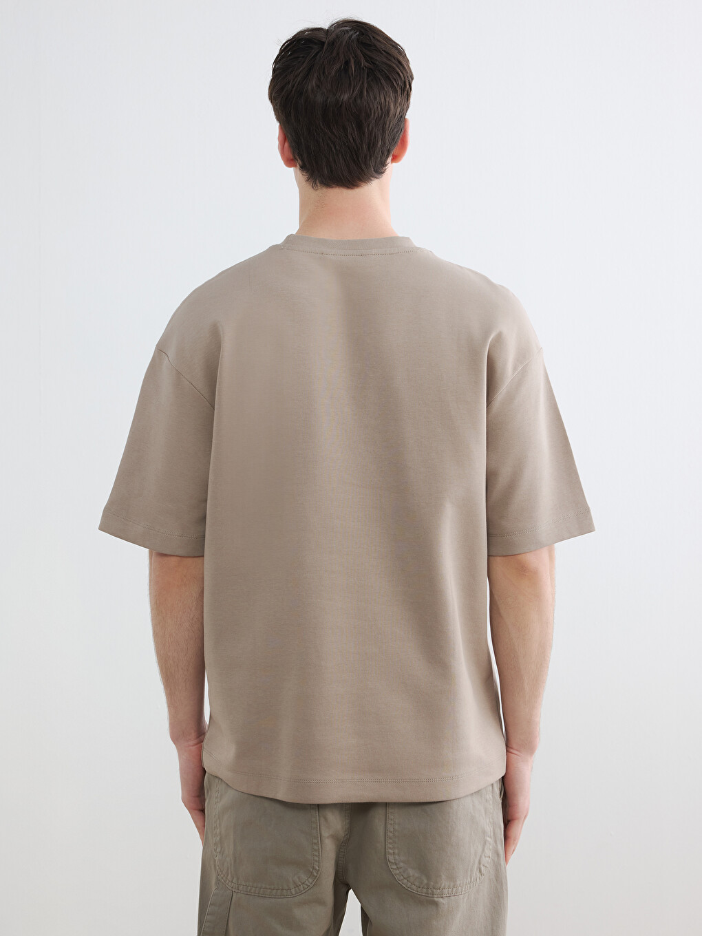 Regular Fit Crew Neck Men's T-Shirt-3