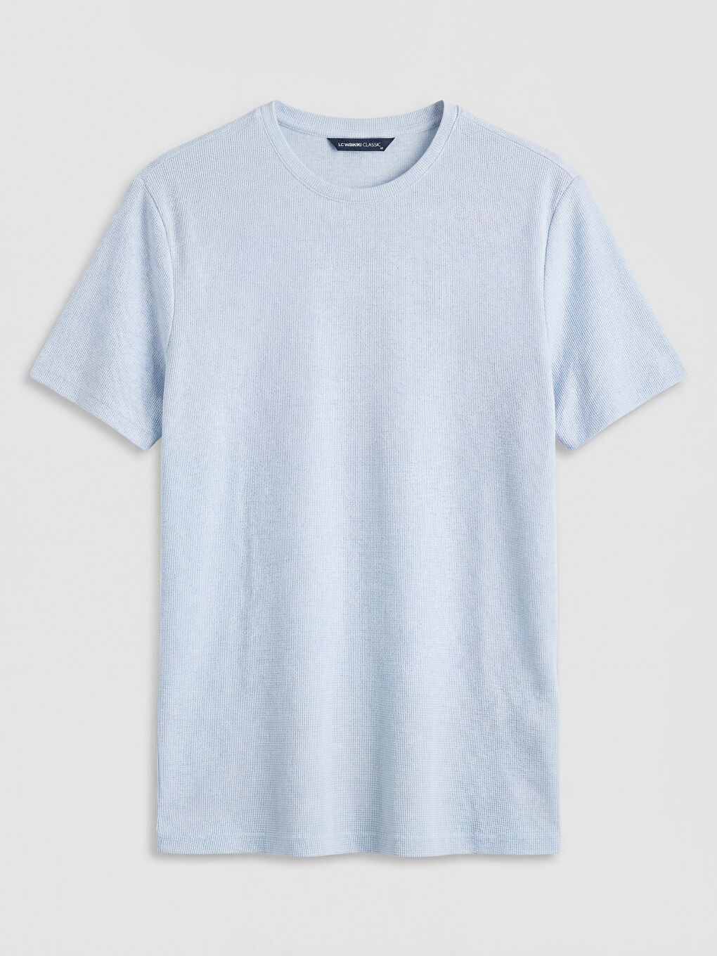 Mavi Bisiklet Yaka Erkek Tişört