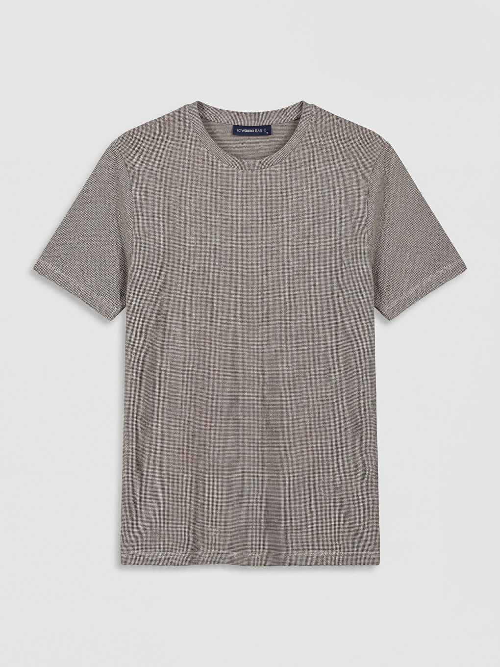 Kahverengi Bisiklet Yaka Erkek Tişört