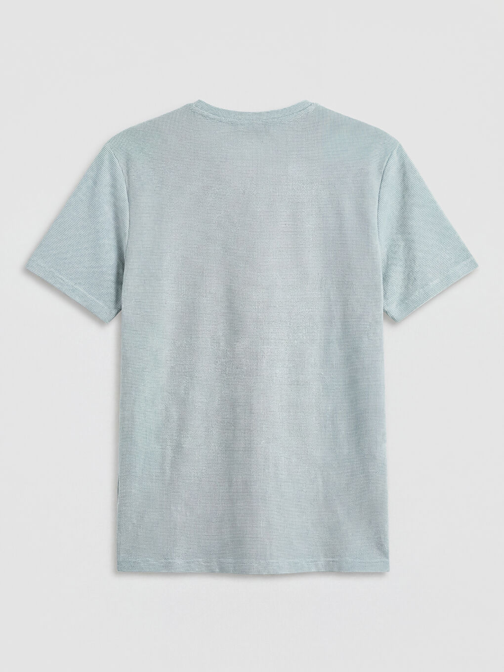 Yeşil Bisiklet Yaka Erkek Tişört-5