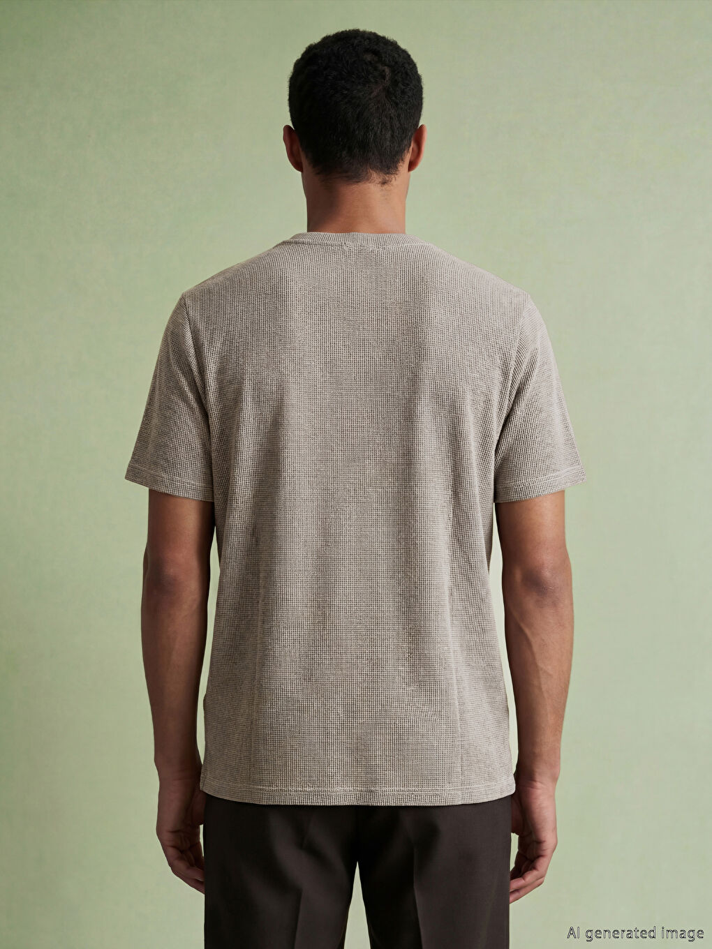 Мужская футболка с круглым вырезом-3