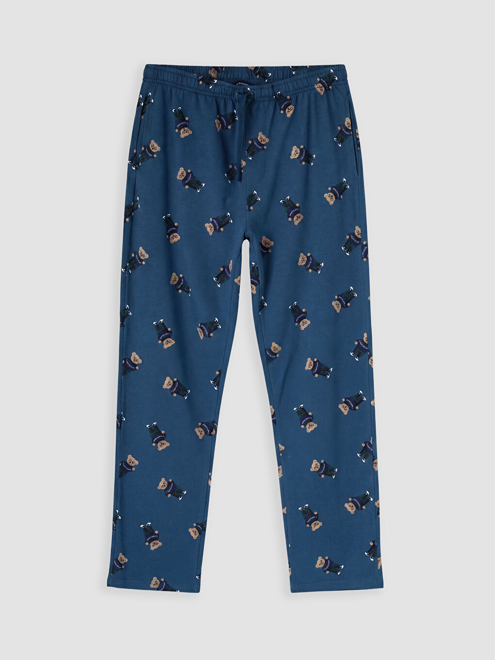 İndigo Regular Fit Baskılı Erkek Pijama Alt