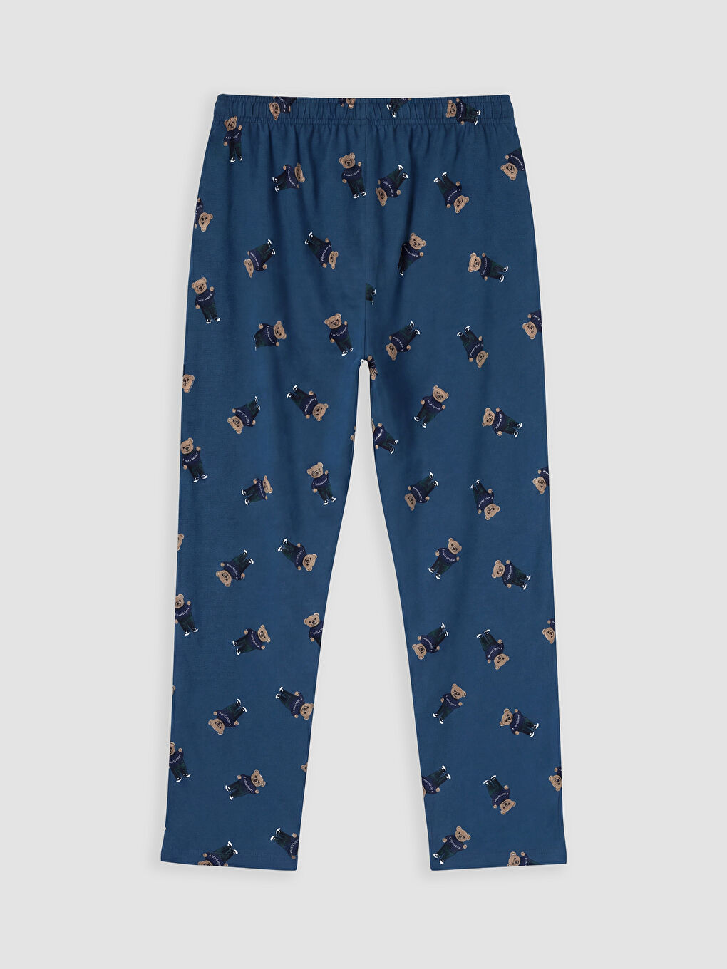 İndigo Regular Fit Baskılı Erkek Pijama Alt-1