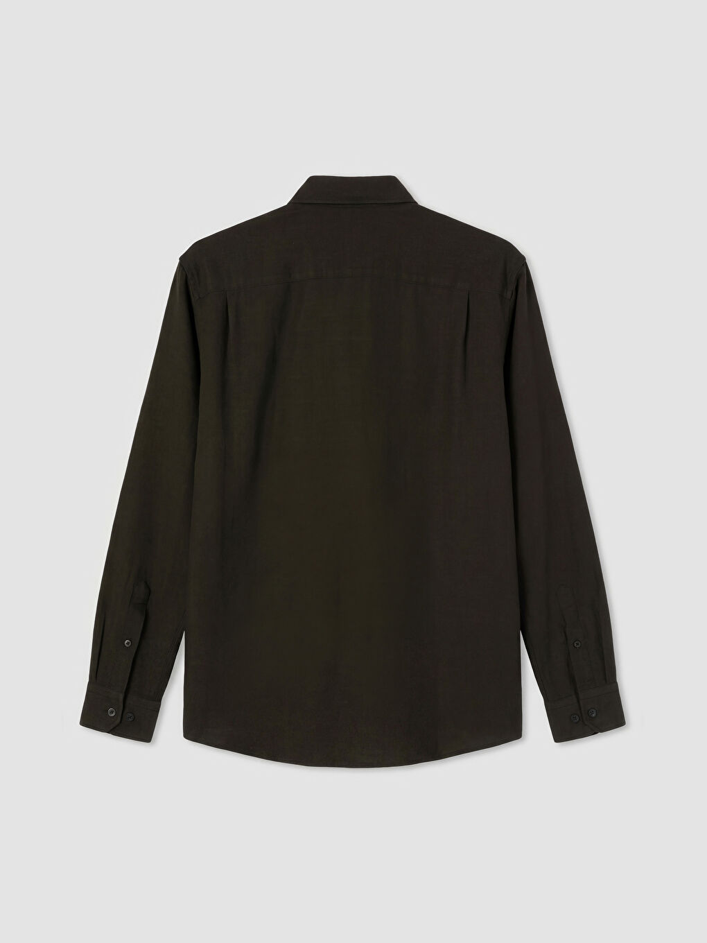 Kahverengi Regular Fit Erkek Dokulu Gömlek-1