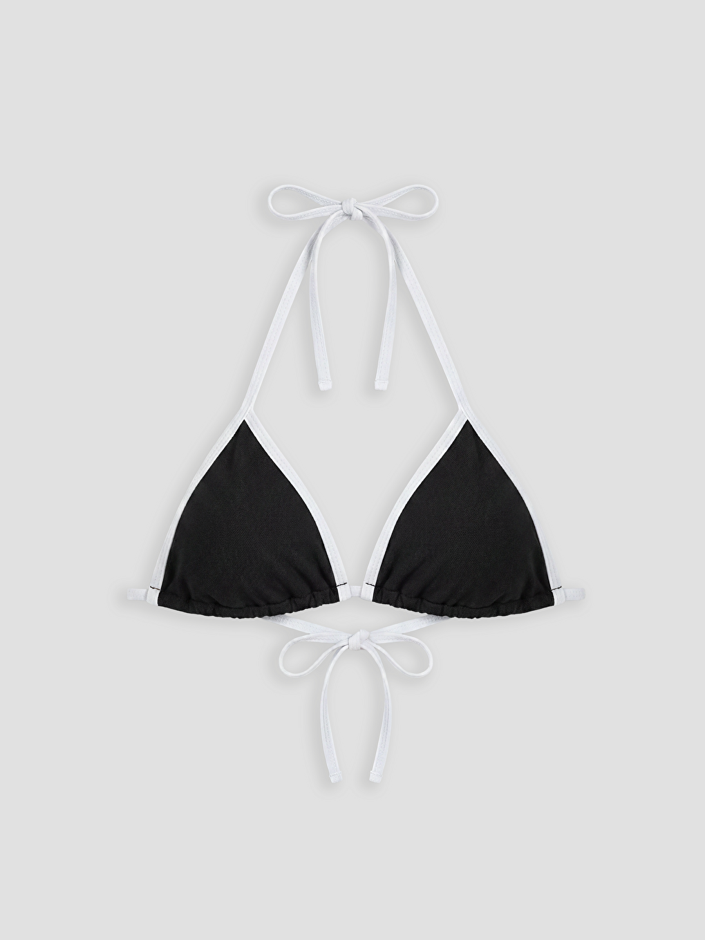 Siyah Çıkarılabilir Pedli Kadın Bikini Üstü