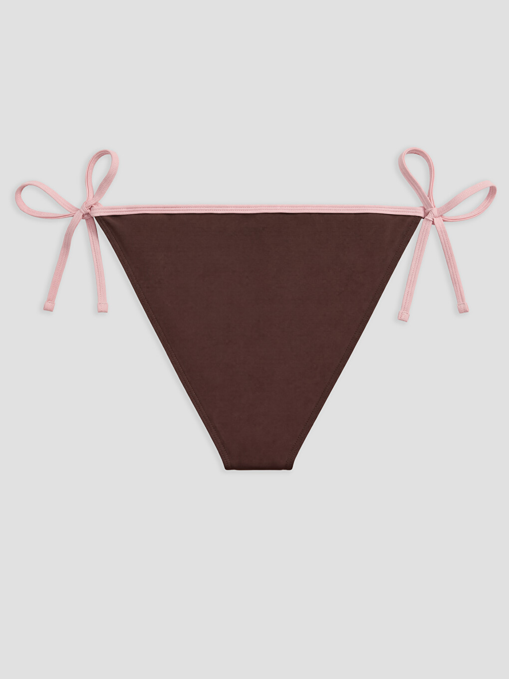 Kahverengi Kadın Yanlardan Bağlamalı Bikini Altı-1