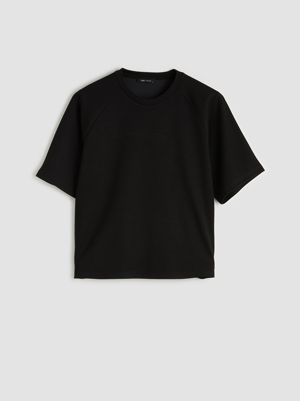 Siyah Bisiklet Yaka Erkek Tişört