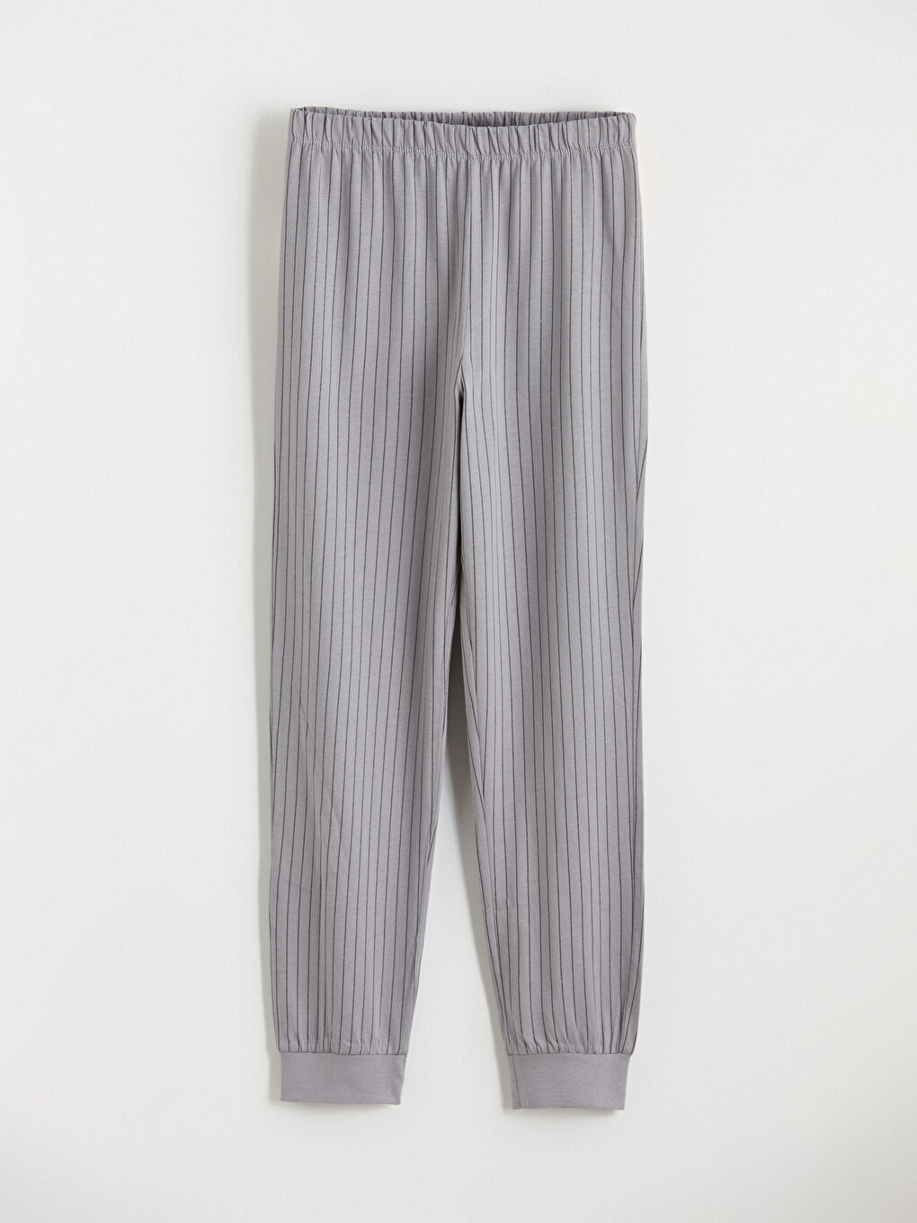 Gri Bisiklet Yaka Baskılı Erkek Çocuk Pijama Takım-8