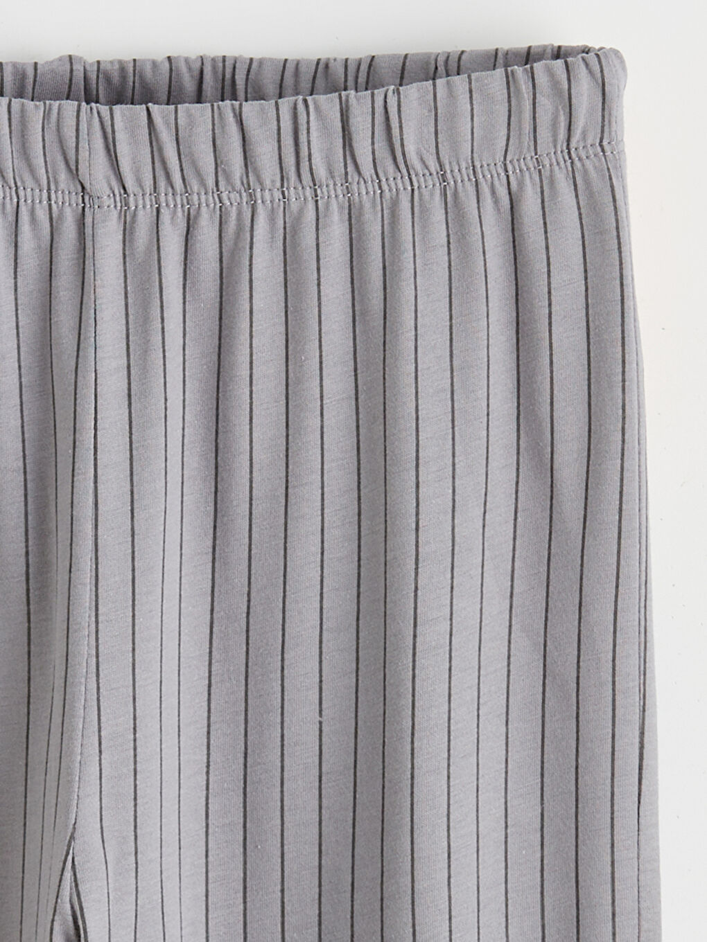 Gri Bisiklet Yaka Baskılı Erkek Çocuk Pijama Takım-9