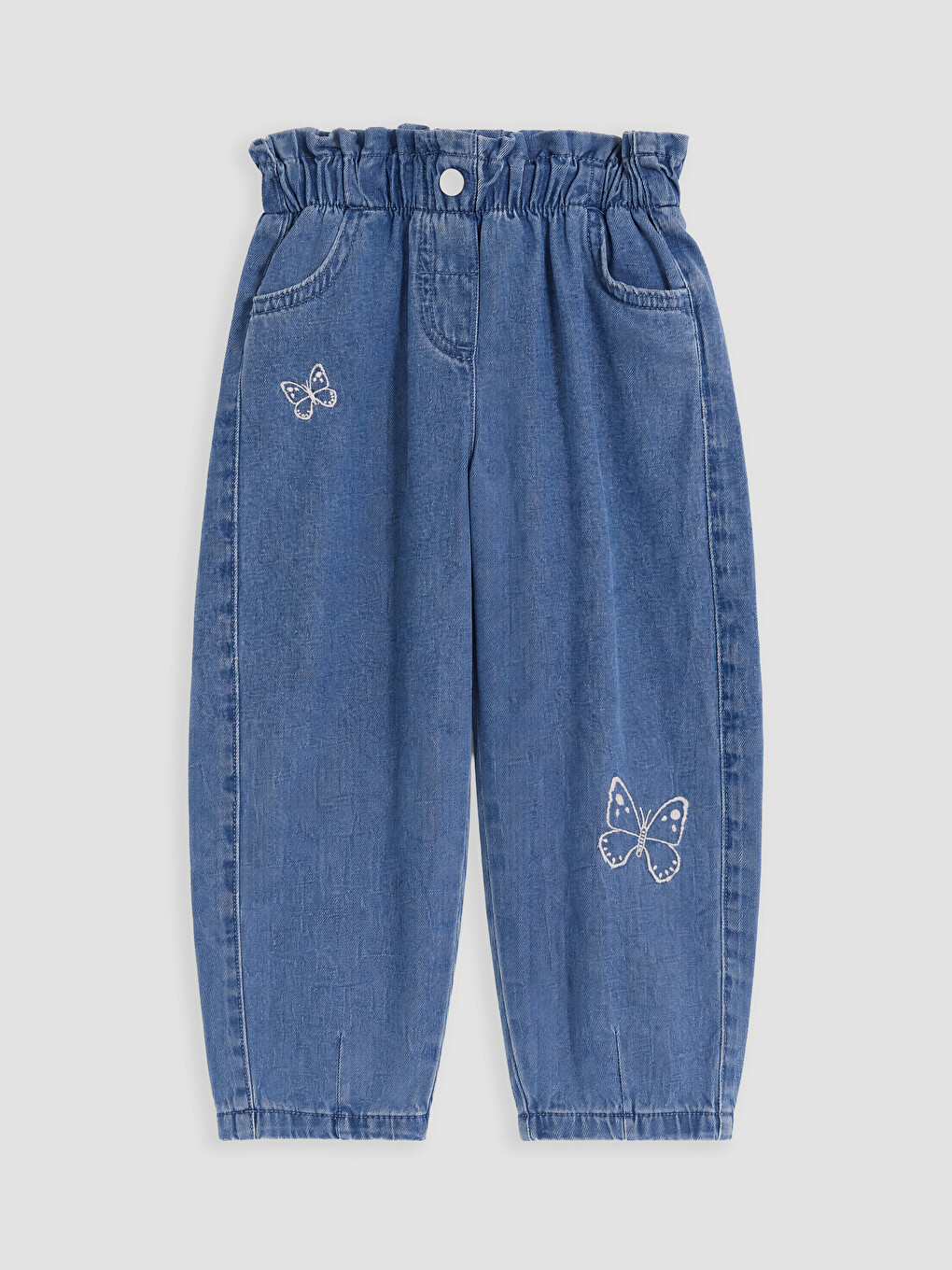 Relax Fit Kız Bebek Jean Pantolon