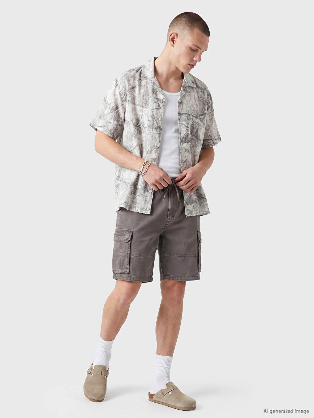 Relax Fit Patterned Men's Shirt-1