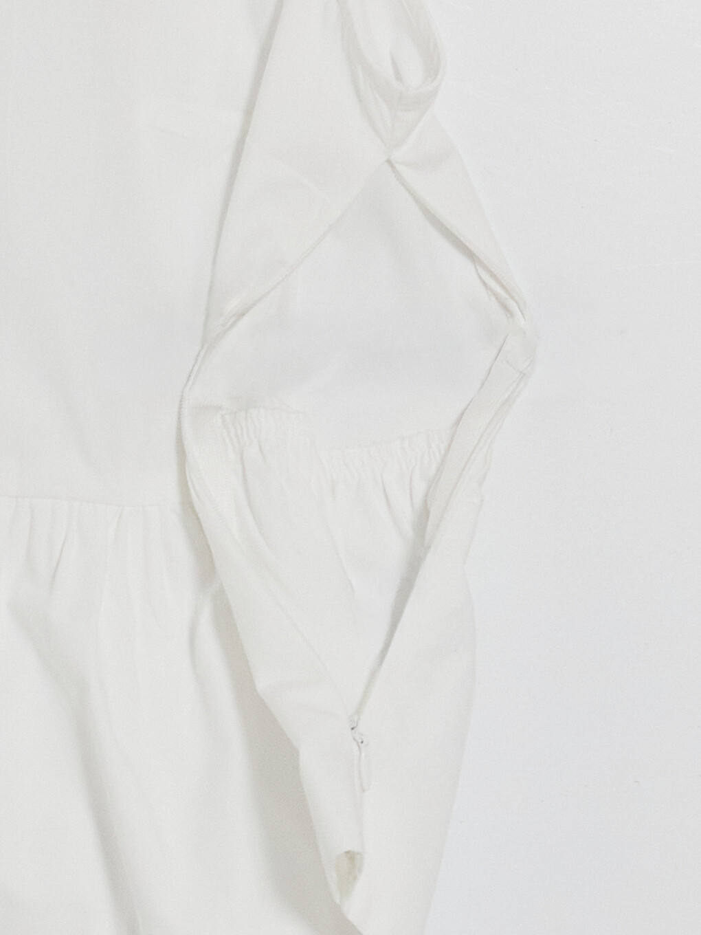 Crew Neck Peplum Ruched Blouse-7