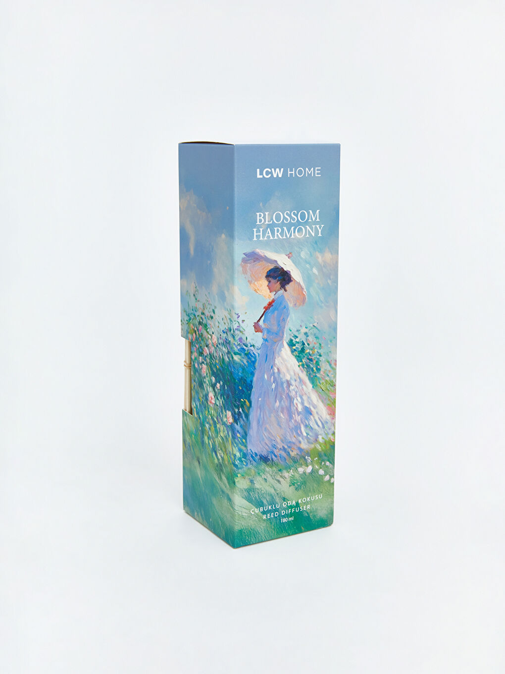 Karışık Cam Şişeli Bambu Çubuklu Oda Kokusu 180 ml-1