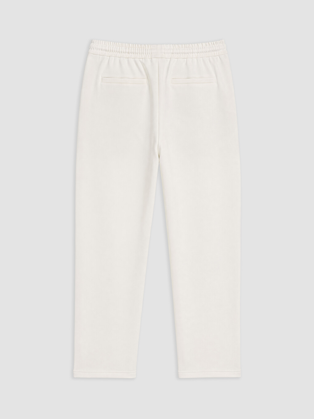 Beyaz Regular Fit Erkek Pantolon-1