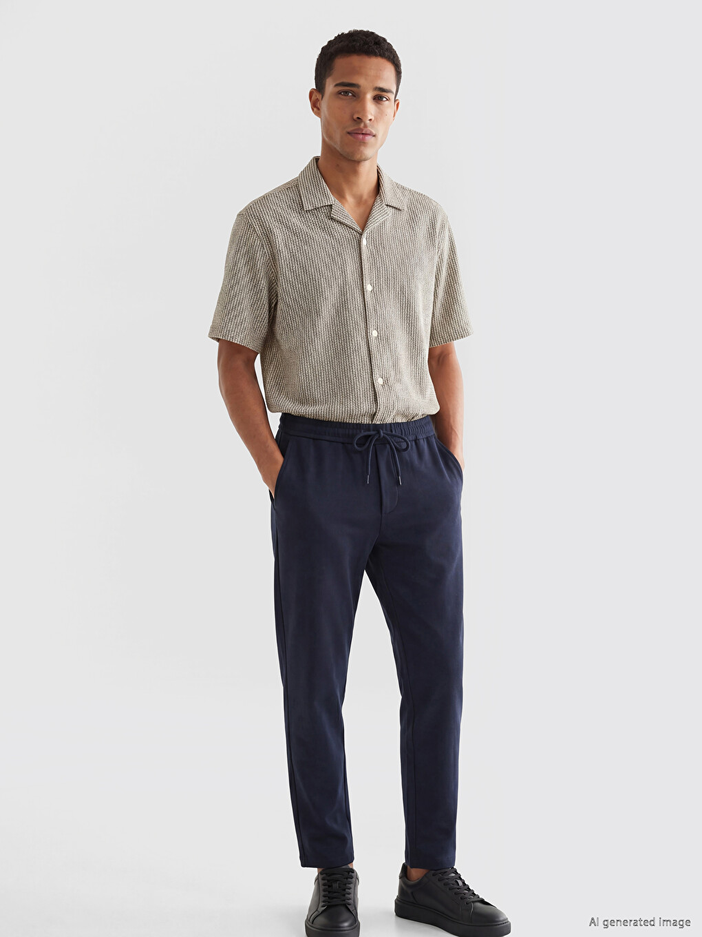 Regular Fit Men's Trousers-1