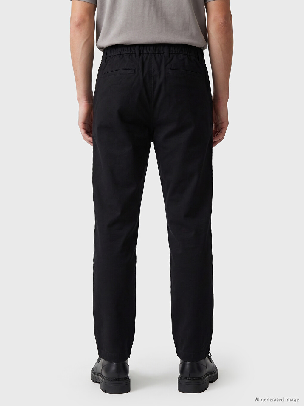 Regular Fit Men's Pleated Trousers-3