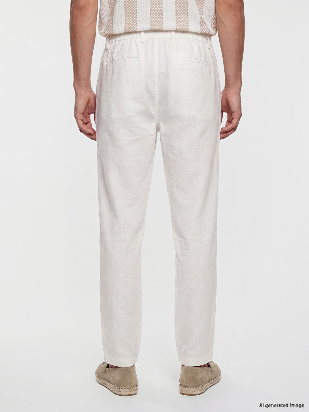 Man White Trousers-3