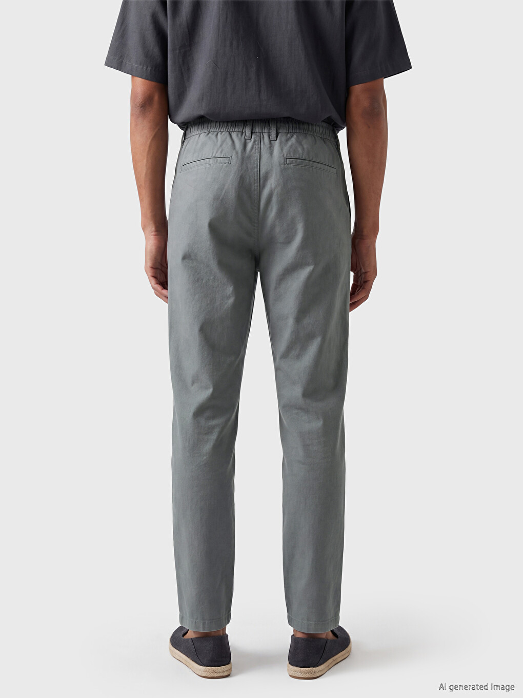 Regular Fit Men's Pleated Trousers-3