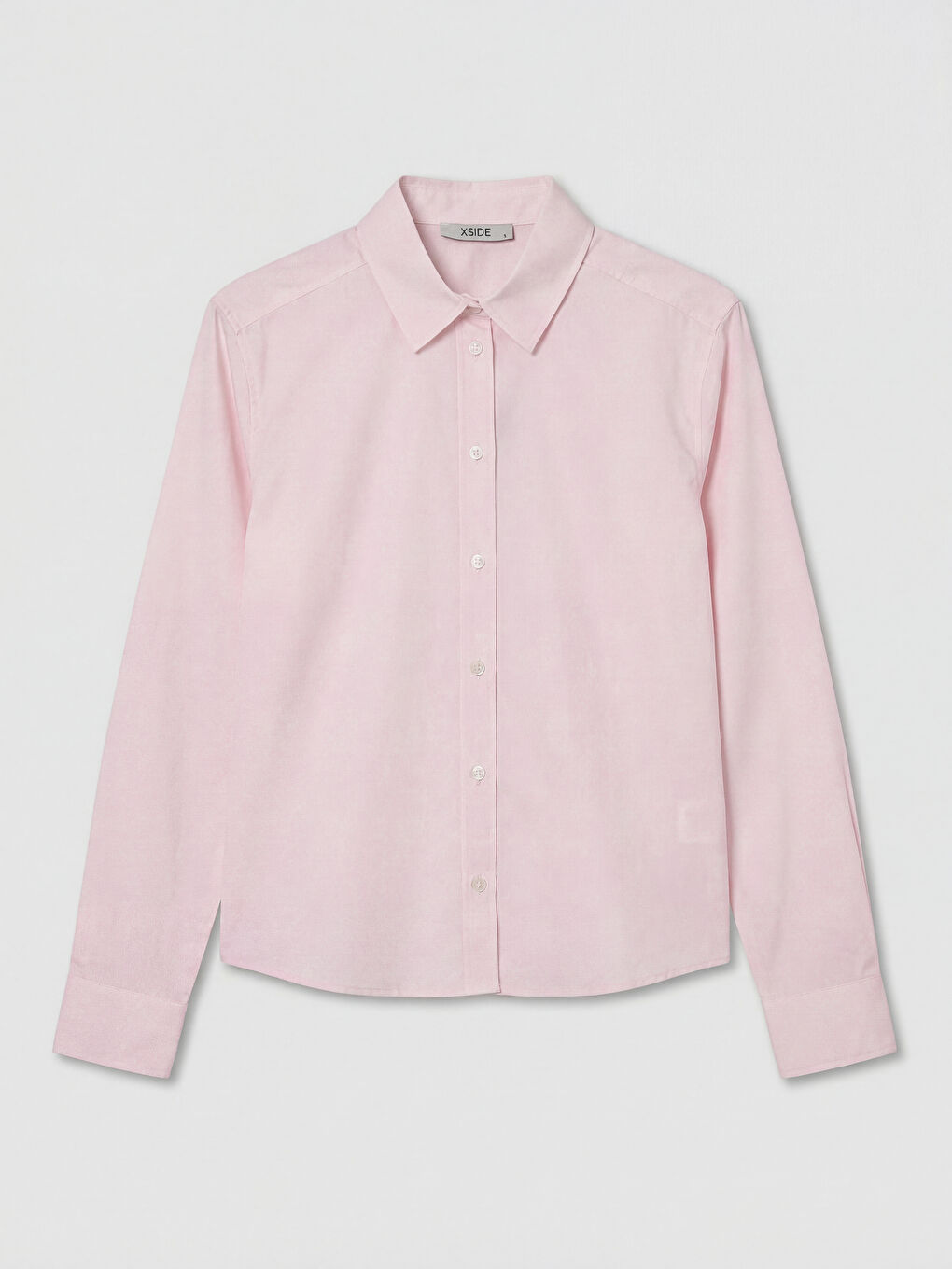 Pembe Poplin Kadın Gömlek