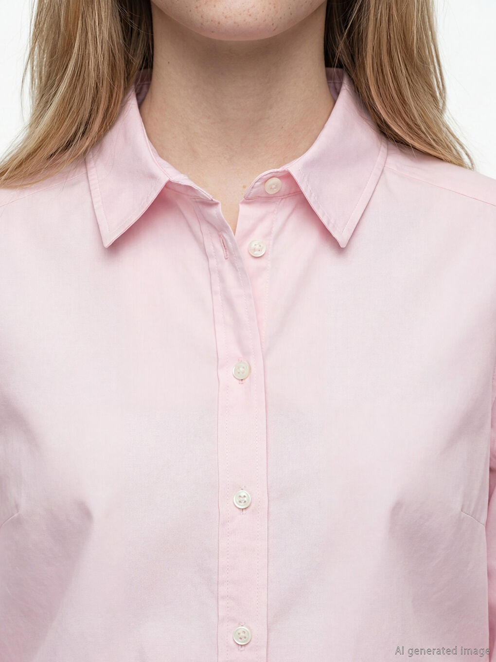 Cămașă din poplin pentru femei-2