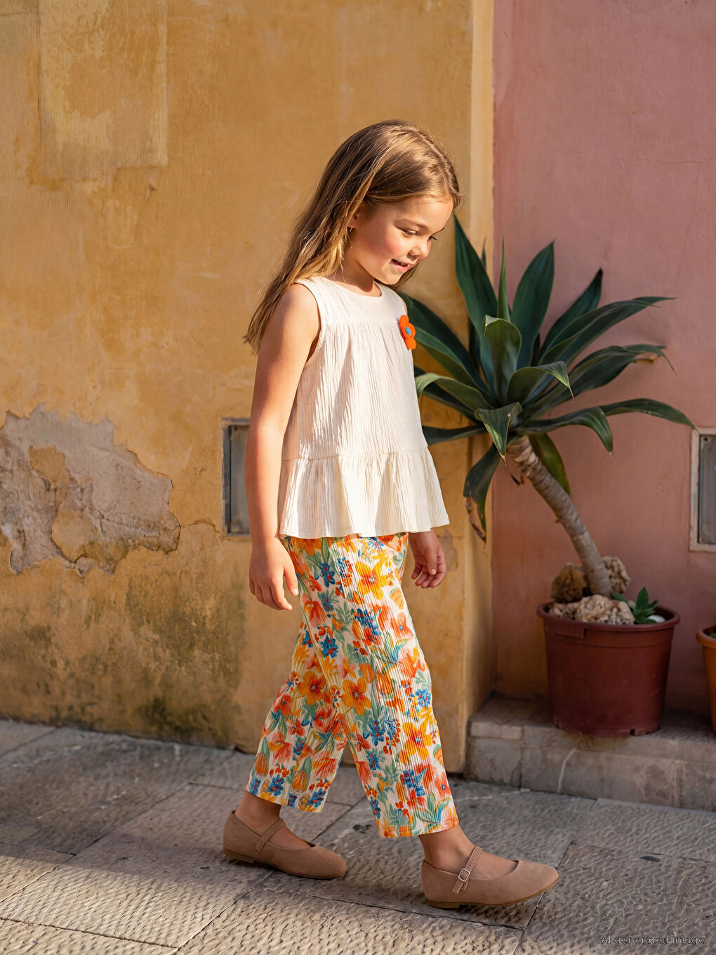 Floral Girls' Set
