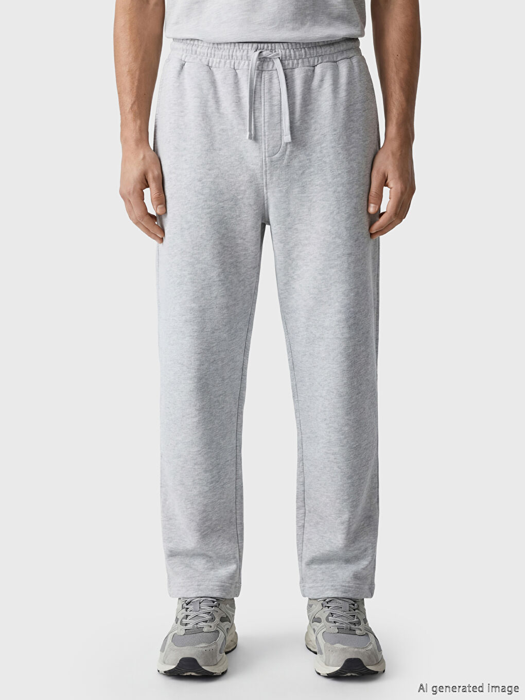 კომფორტული ჭრილის მამაკაცის სპორტული შარვალი-1