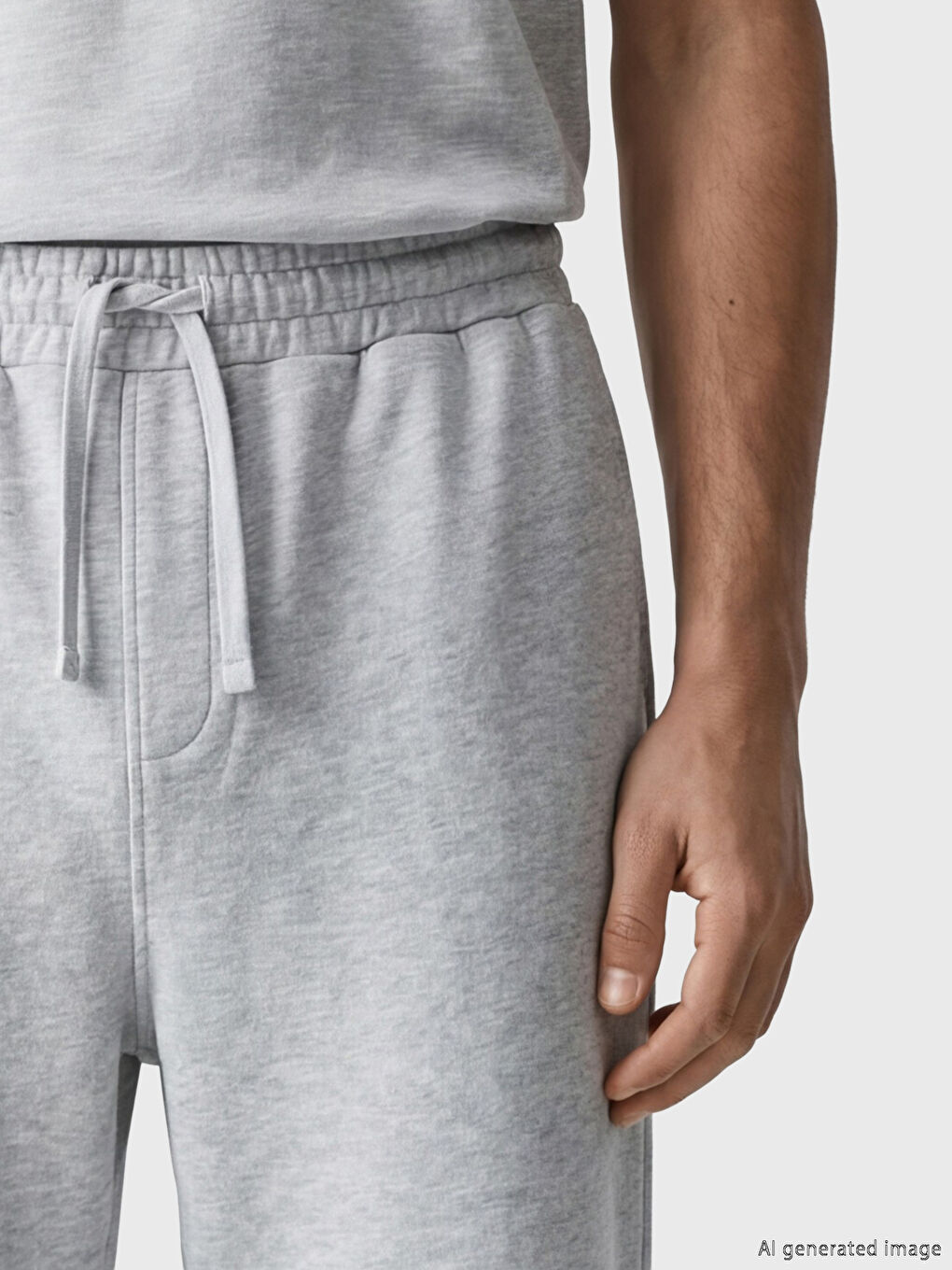 კომფორტული ჭრილის მამაკაცის სპორტული შარვალი-2