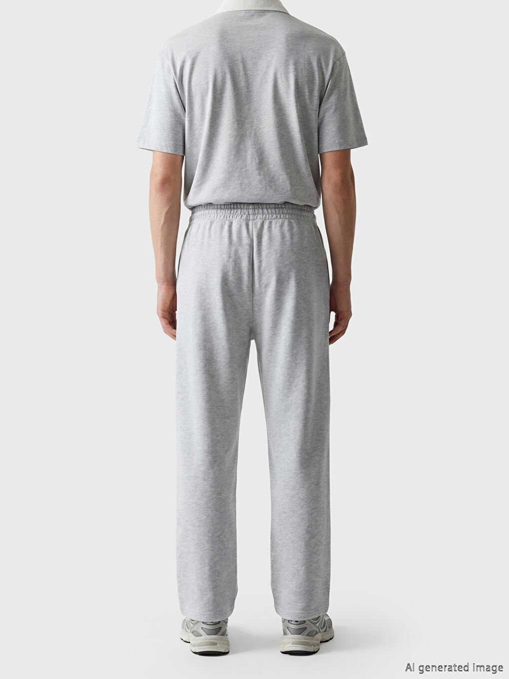 კომფორტული ჭრილის მამაკაცის სპორტული შარვალი-3