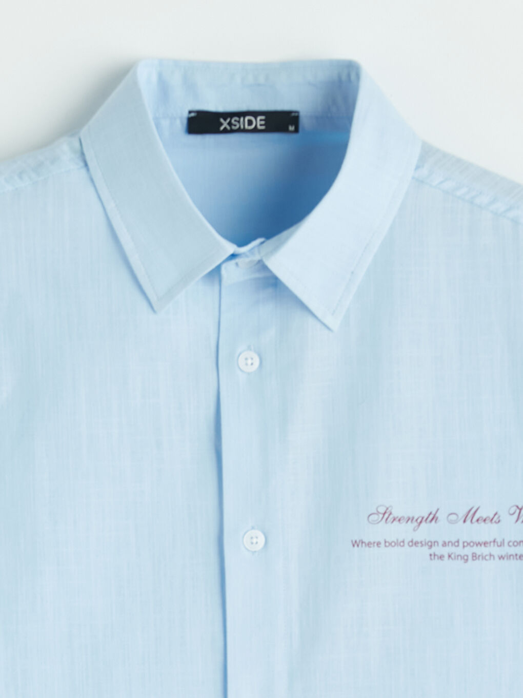 Mavi Loose Fit Çizgili Erkek Gömlek-6