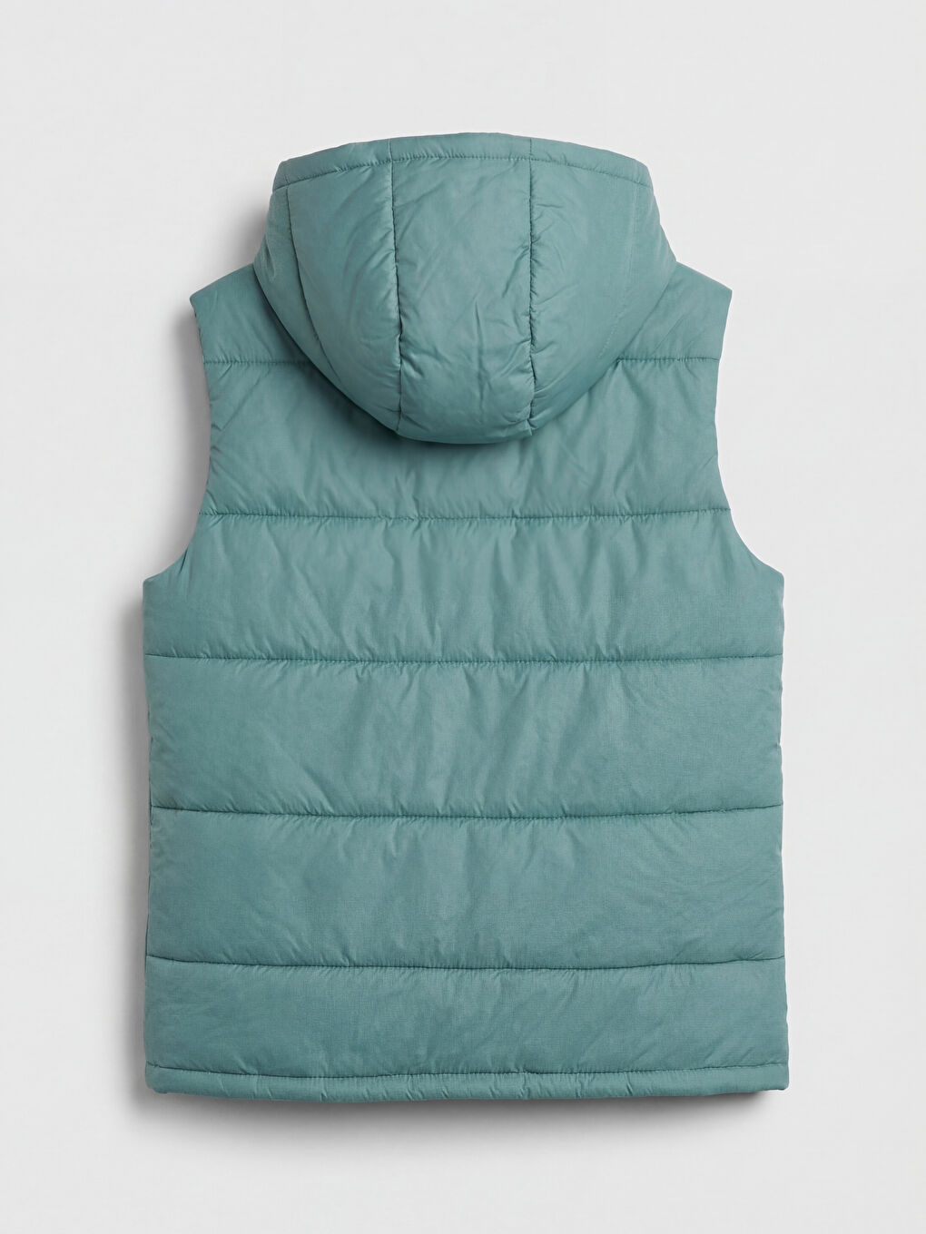 Yeşil Kapüşonlu Erkek Çocuk Şişme Yelek-2