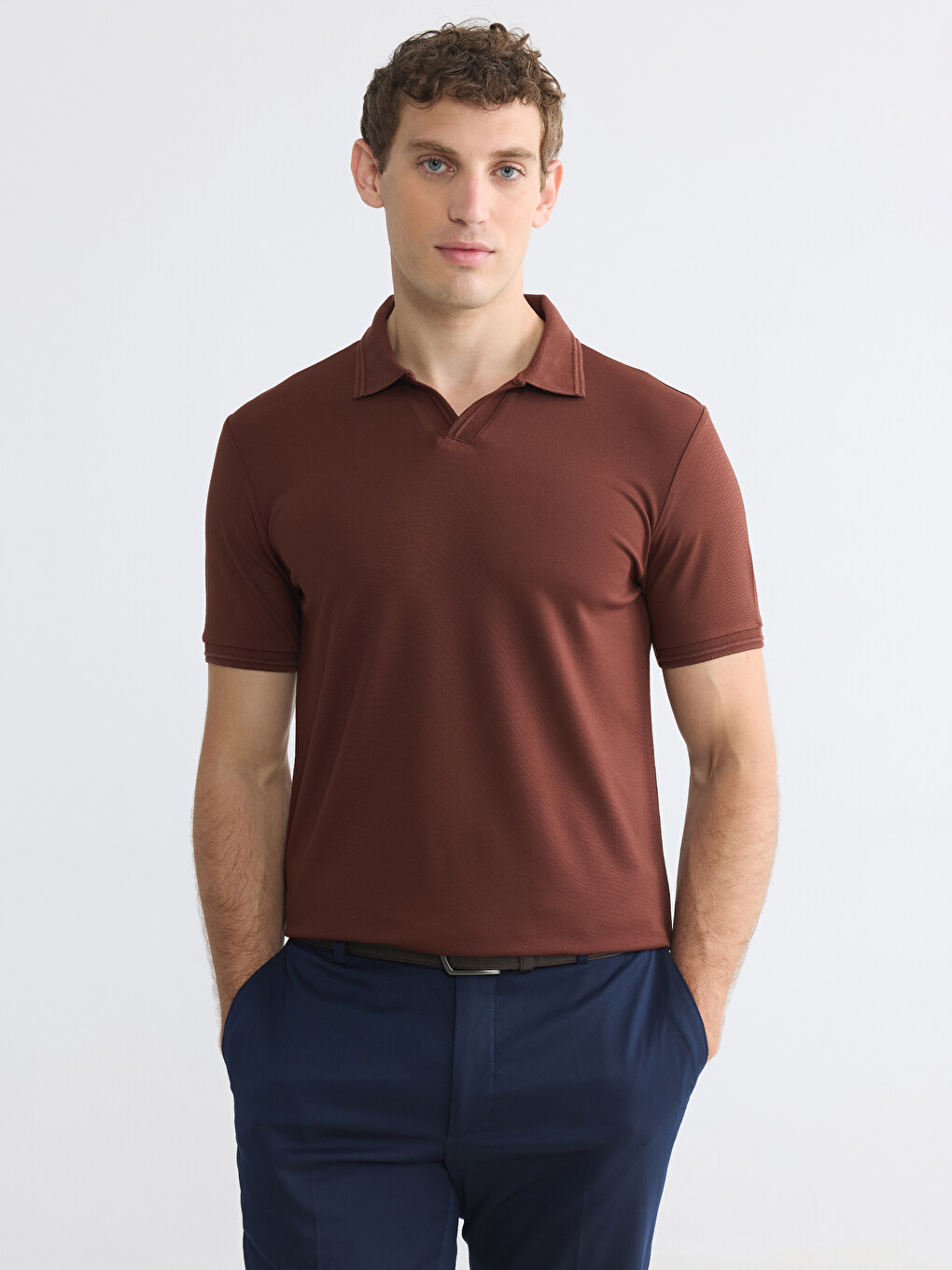 Polo Collar Men's T-Shirt
