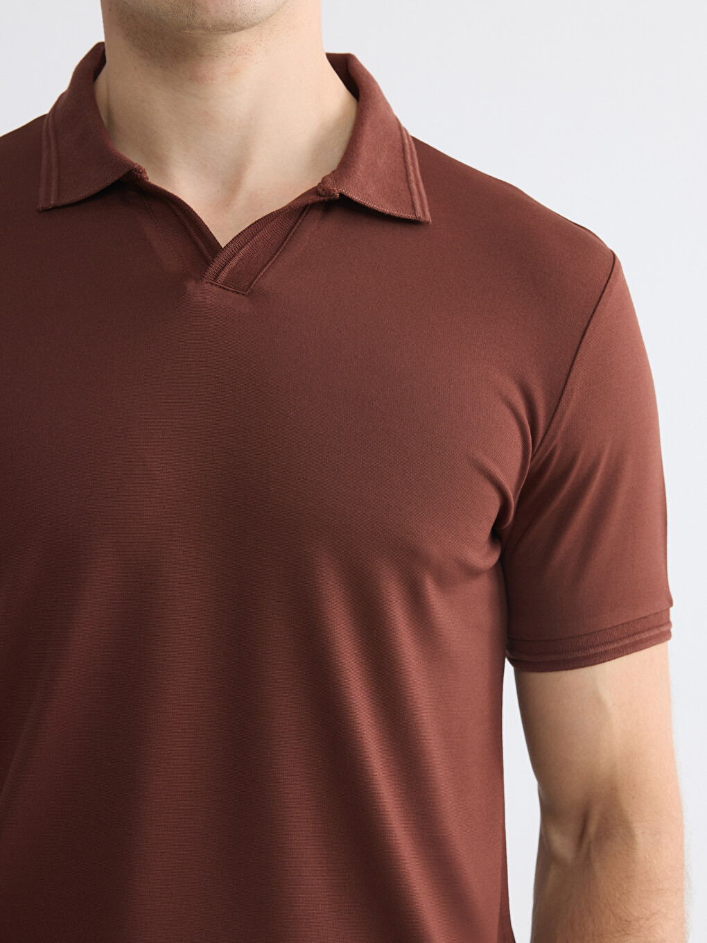 Polo Collar Men's T-Shirt-4